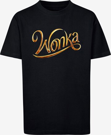 ABSOLUTE CULT T-Shirt 'Wonka' in Schwarz: predná strana