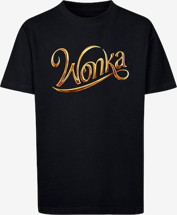 Maglietta 'Wonka' di ABSOLUTE CULT in nero: frontale