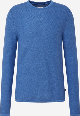 Pull-over QS en bleu : devant