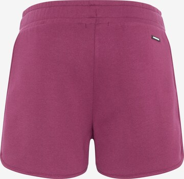 CHIEMSEE Regular Pants in Purple