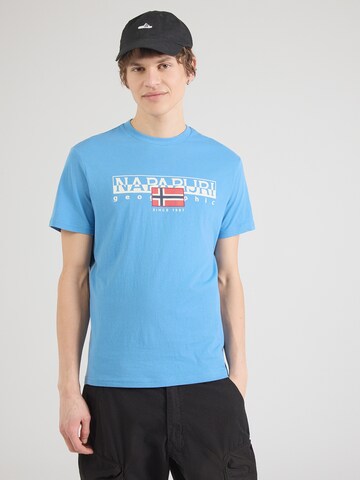 NAPAPIJRI - Camiseta 'S-AYLMER' en azul: frente