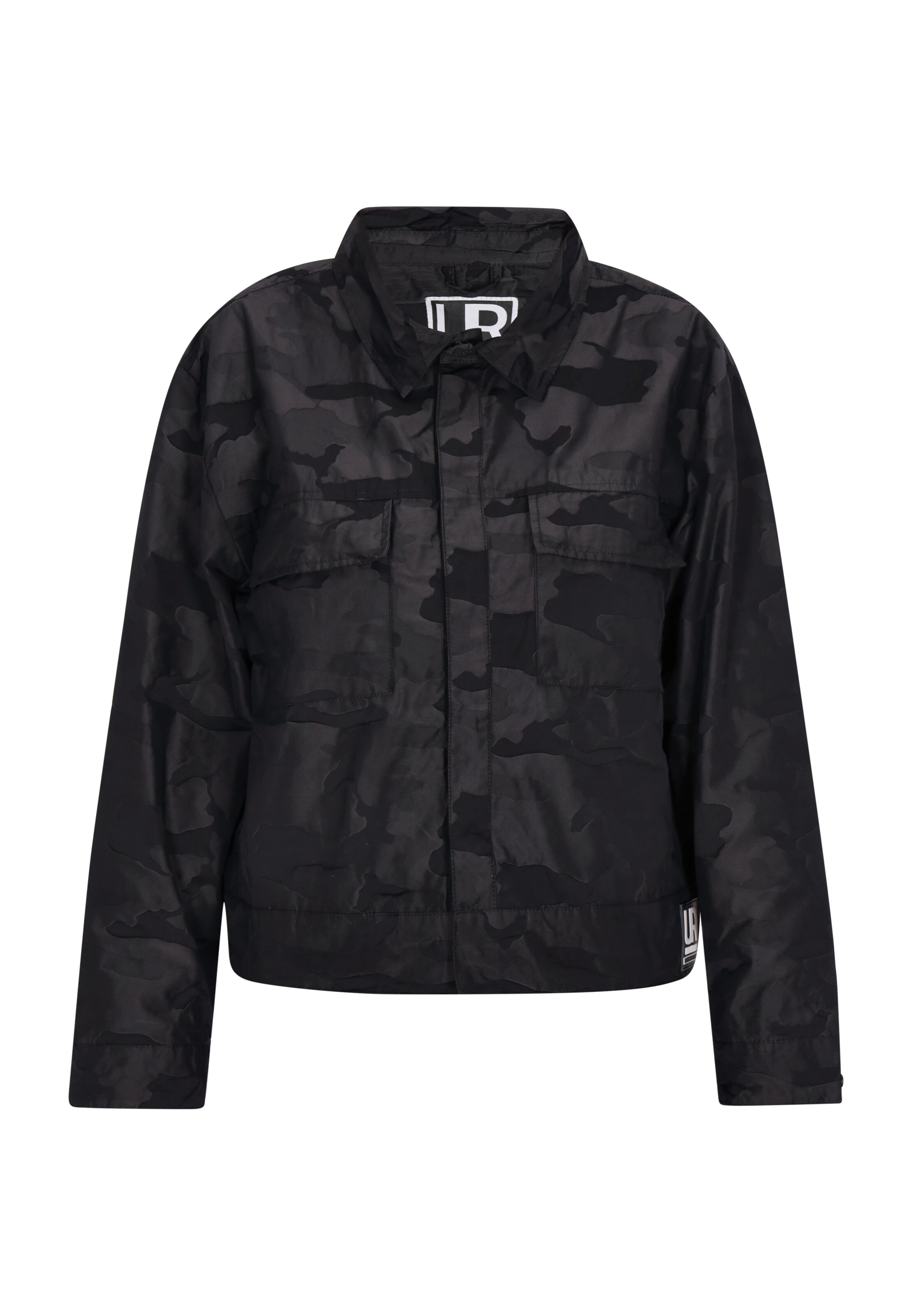 urban rain by Schmuddelwedda Between-season jacket in Black: front