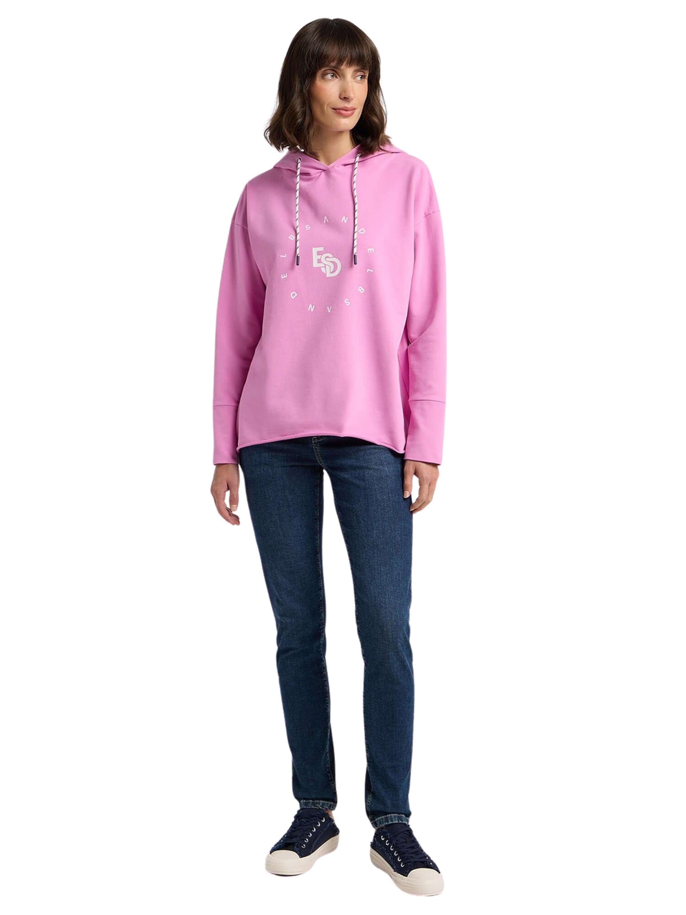 Sweat-shirt 'Dyra' Elbsand en rose