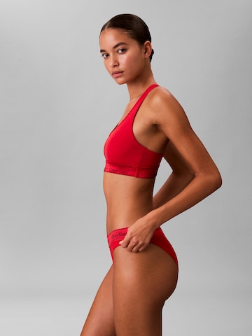 Slip Calvin Klein en rouge