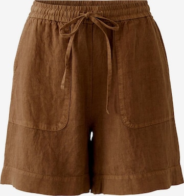 OUI Loosefit Hose in Braun: Vorderseite