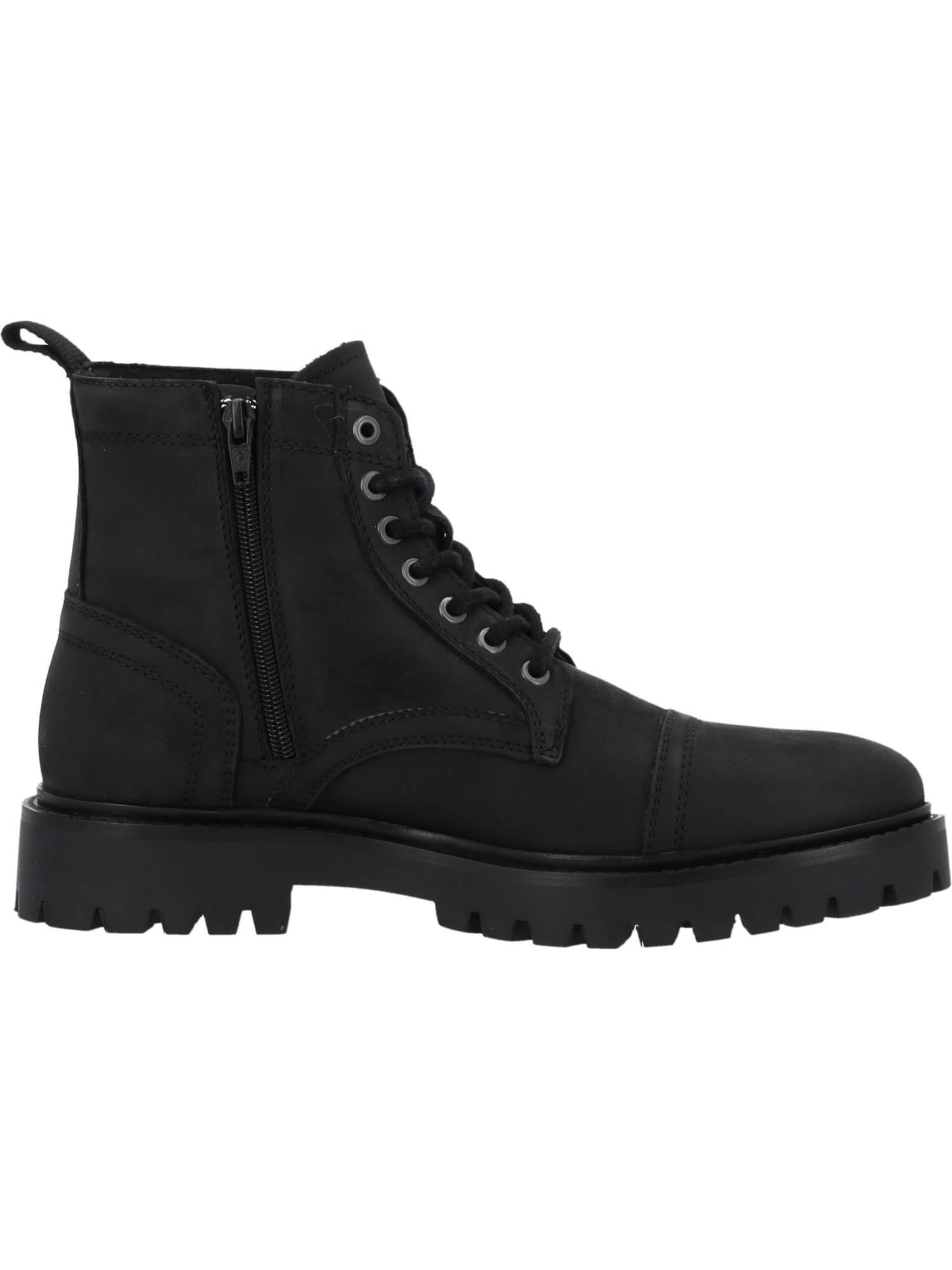 Palado Ботинки на шнуровке 'Roglen' в Черный
