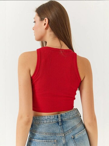 Bianco Lucci Top in Grijs