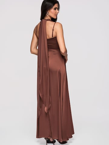 Ombre Evening dress in Brown