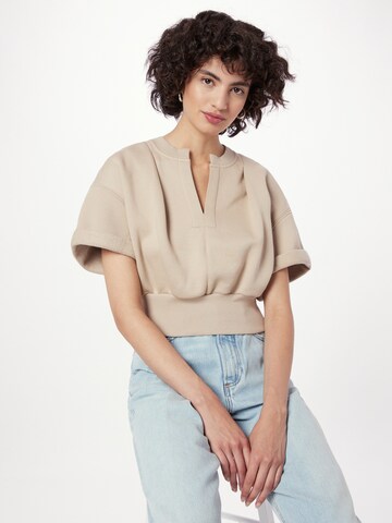 Sweat-shirt 3.1 Phillip Lim en beige : devant