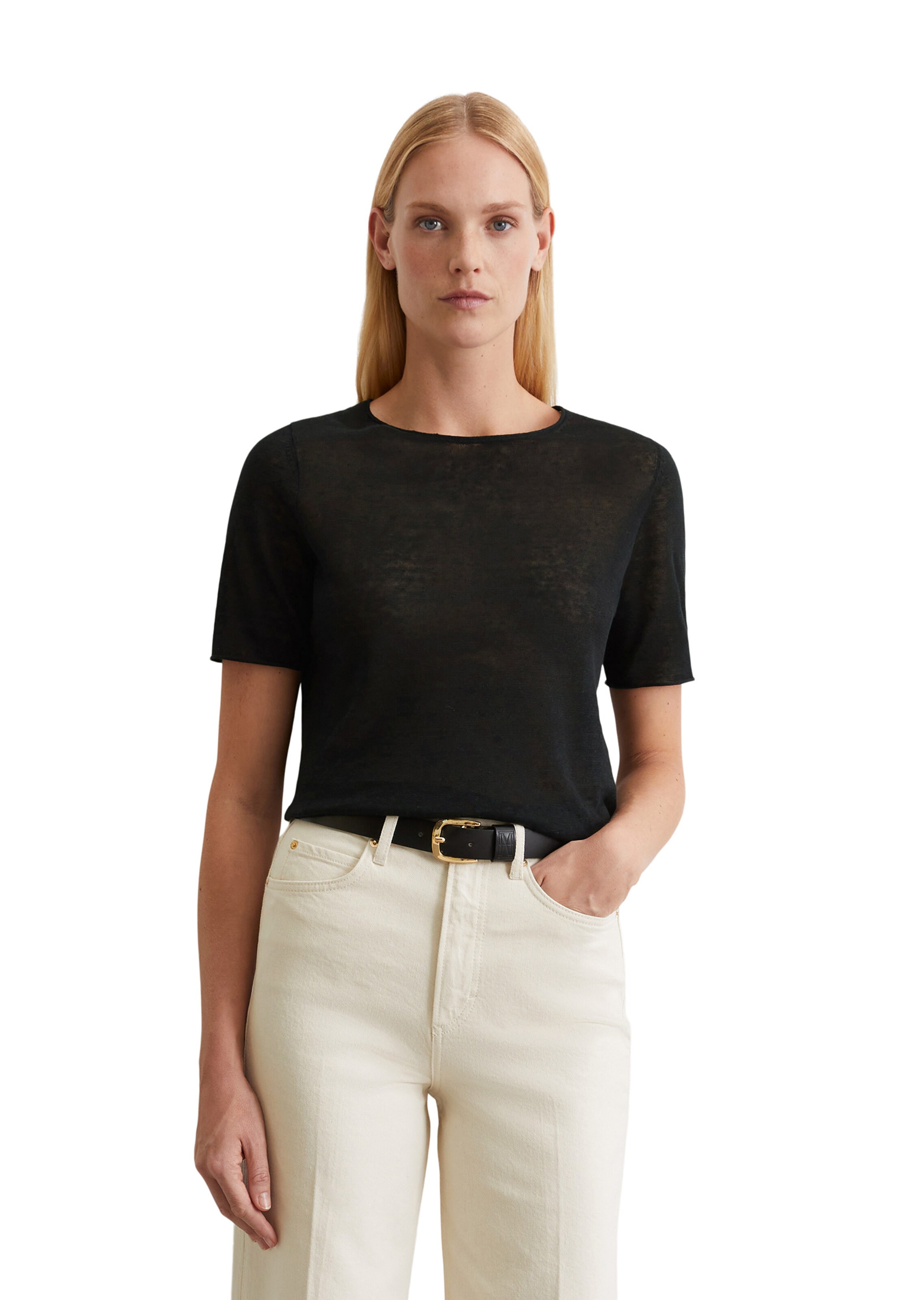 Marc O'Polo Sweater in Black: front