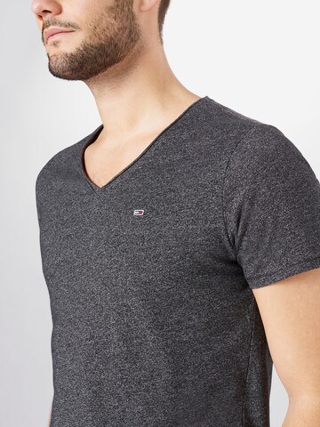 Tommy Jeans Regular Fit T-Shirt 'Jaspe' in Grau