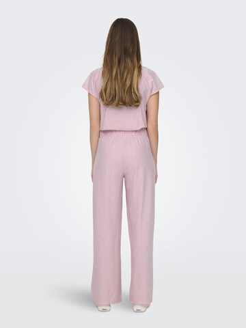 JDY - Pierna ancha Pantalón plisado 'JDYNelli' en rosa