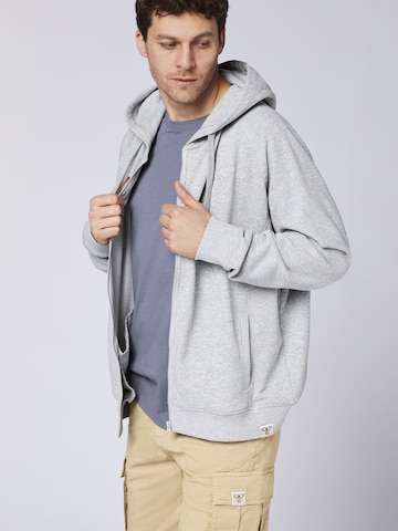 CHIEMSEE Zip-Up Hoodie in Grey