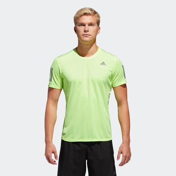 T-Shirt fonctionnel 'Own The Run' ADIDAS PERFORMANCE en vert : devant