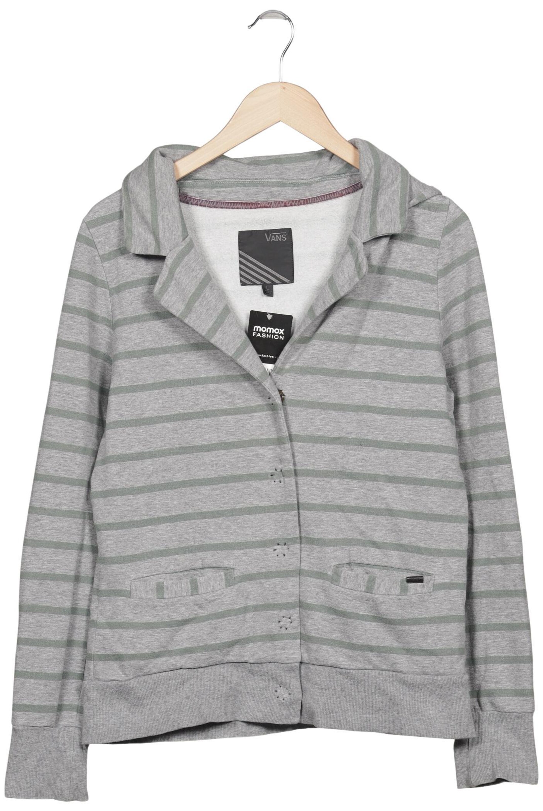 VANS Sweatshirt & Zip-Up Hoodie in L in Grey: front