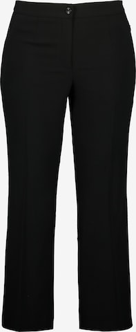 Ulla Popken Loose fit Pleated Pants in Black: front