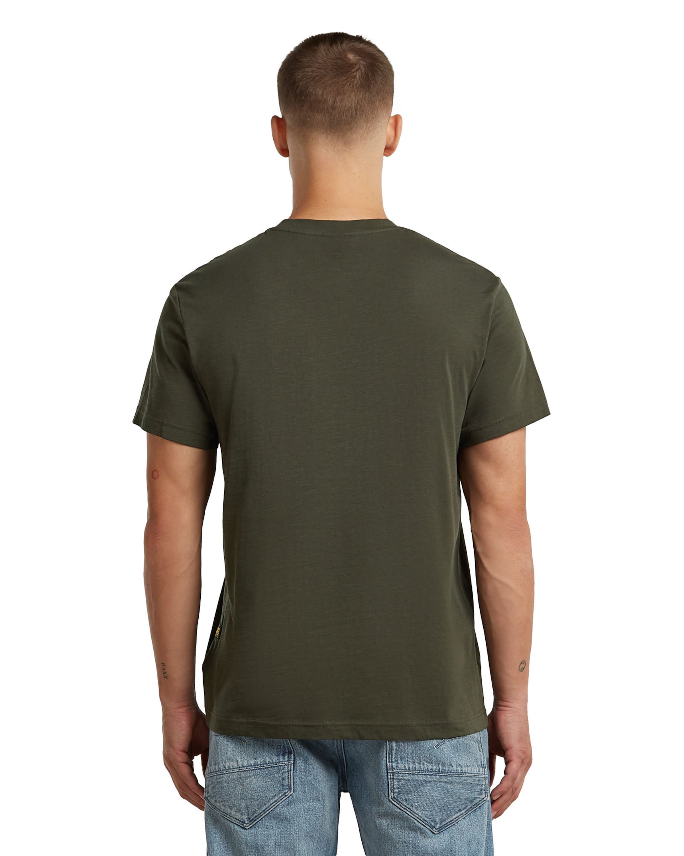 G-STAR T-Shirt 'Purveyors' in Grün