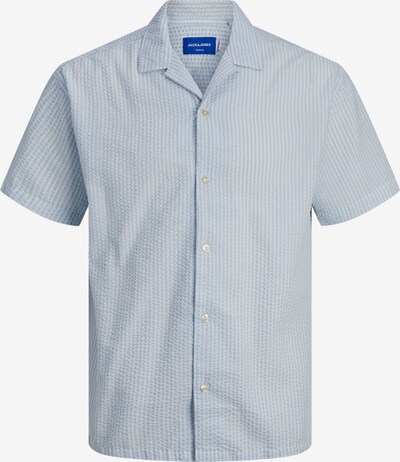 JACK & JONES Chemise 'Easter Palma' en bleu clair / blanc, Vue avec produit