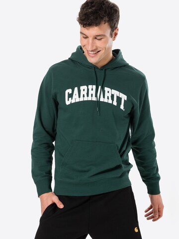 Sweat-shirt 'University' Carhartt WIP en vert : devant