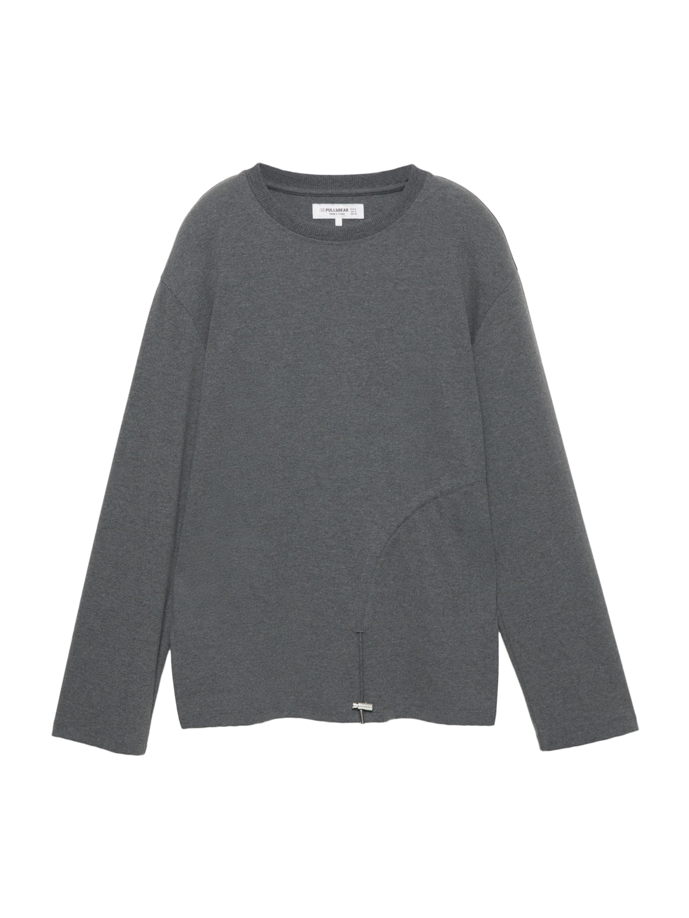 Pull&Bear Shirt in Grey: front