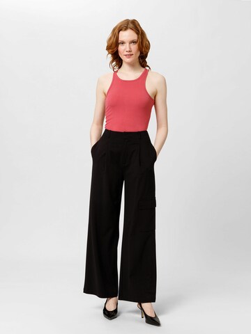 Les Lunes Top 'RYLIEE Rib' in Roze