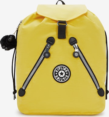 dzeltens KIPLING Mugursoma 'New Fundamental': no priekšpuses