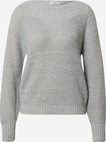 JDY Пуловер 'Whitney' в сиво: отпред