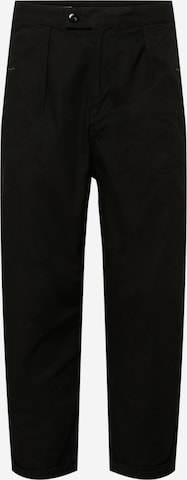 Coupe slim Pantalon G-Star RAW en noir : devant