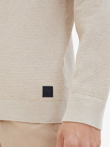 TOM TAILOR Pullover i brun