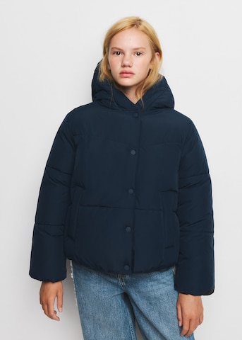 MANGO KIDS Tussenjas 'TINA' in Blauw: voorkant
