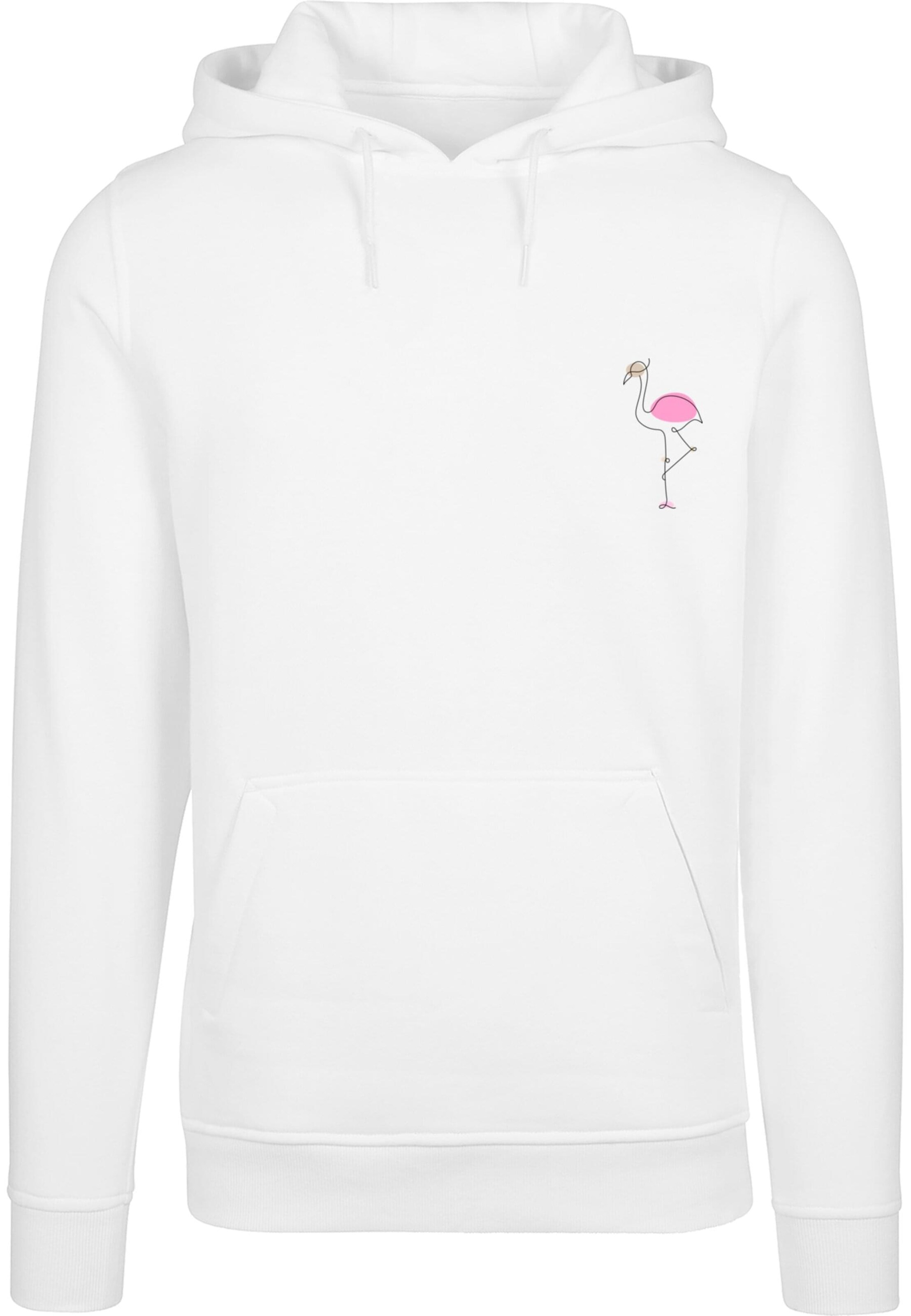 Merchcode Sweatshirt in Wit: voorkant