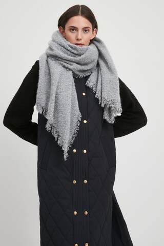 ICHI Scarf 'Bea' in Grey