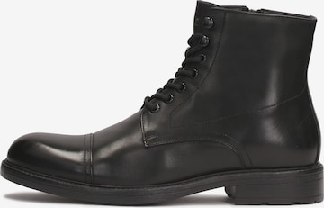 Kazar High-Top Sneakers in Black: front
