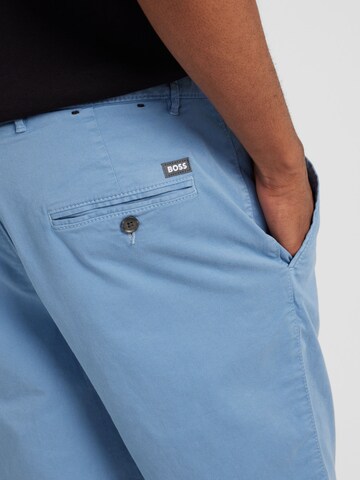 BOSS Regular Broek in Blauw