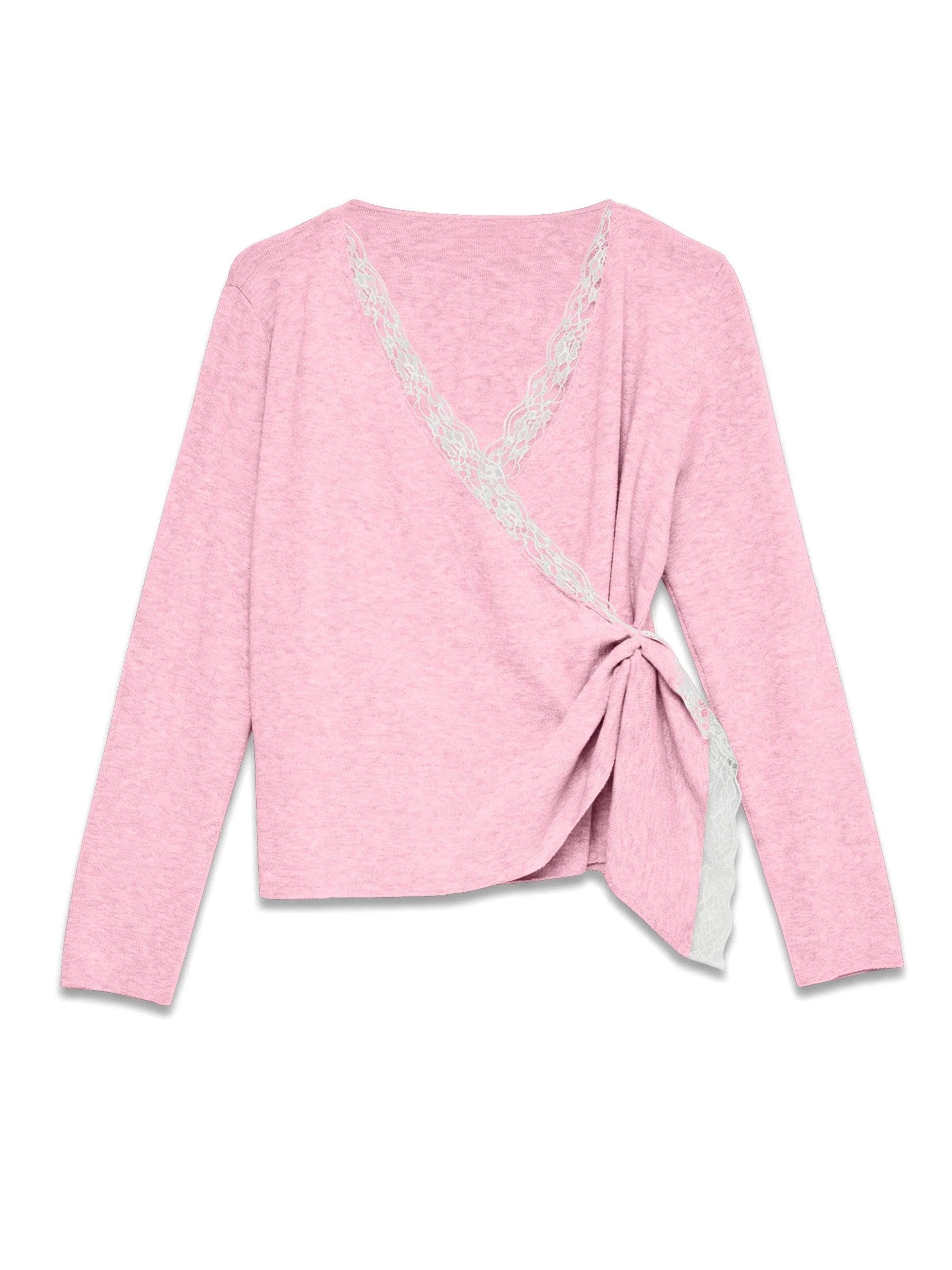 VERO MODA Shirt 'AWMynthe' in Roze: voorkant