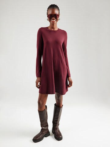 ONLY - Vestido de punto 'ONLAmalio' en rojo: frente