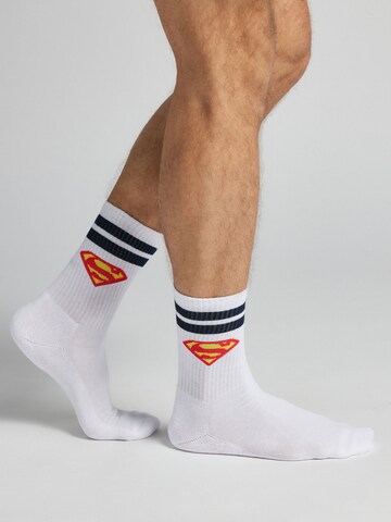 INTIMISSIMI Socken 'Comics Superman' in Weiß