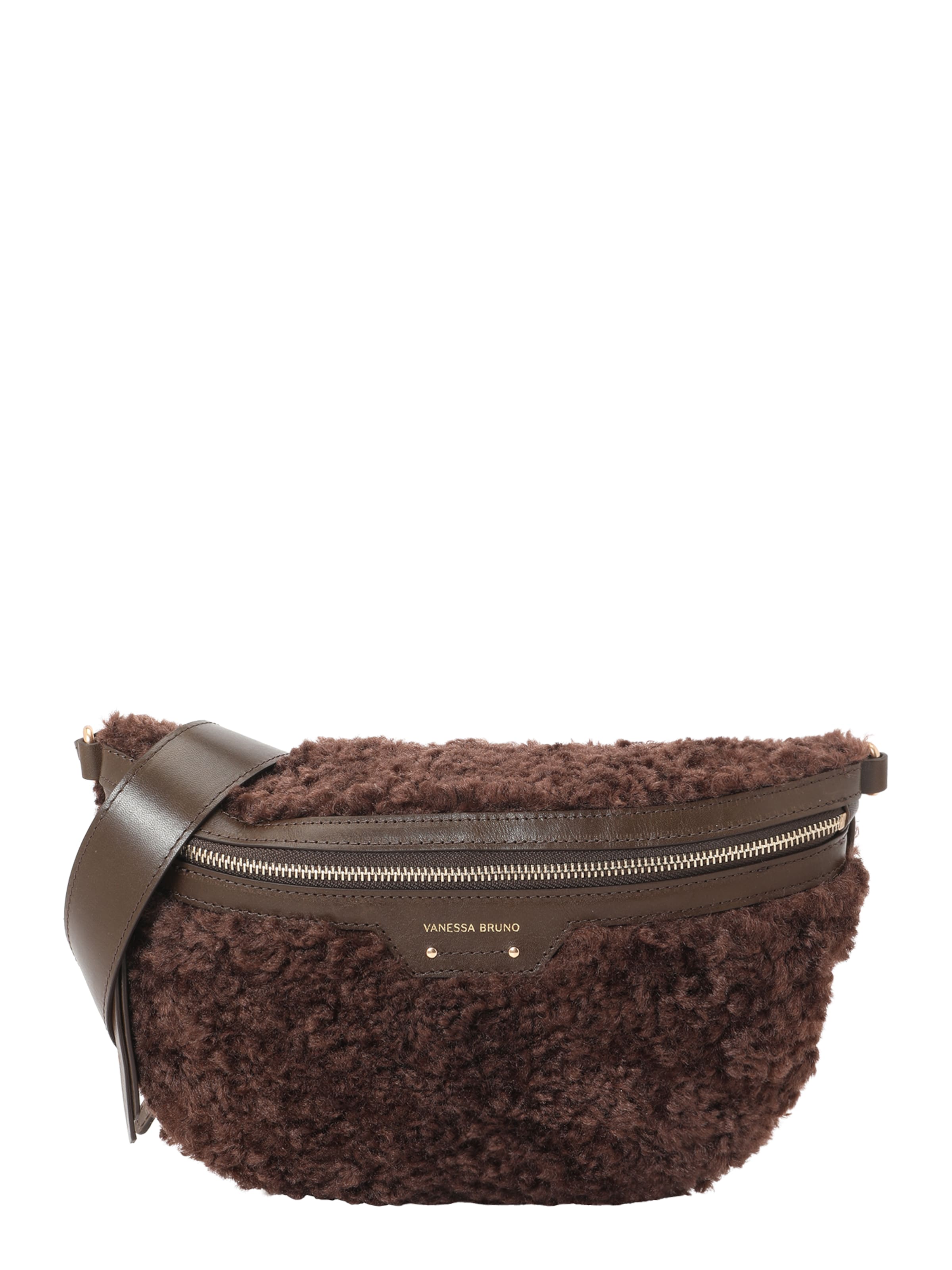 Sac à bandoulière Vanessa Bruno en marron : devant
