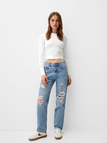 Bershka Regular Jeans i blå