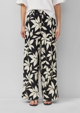 Wide Leg Pantalon s.Oliver en noir