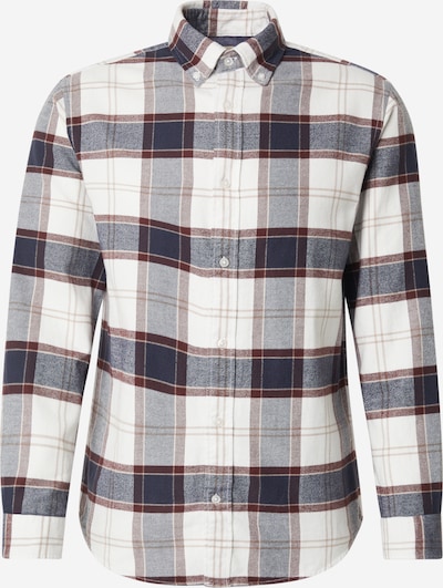 Marškiniai 'JPRBLUBARKLEY' iš Jack & Jones Premium, spalva – tamsiai mėlyna / rubinų raudona / balta, Prekių apžvalga