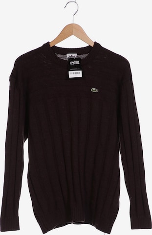 LACOSTE Sweater & Cardigan in XXL in Brown: front