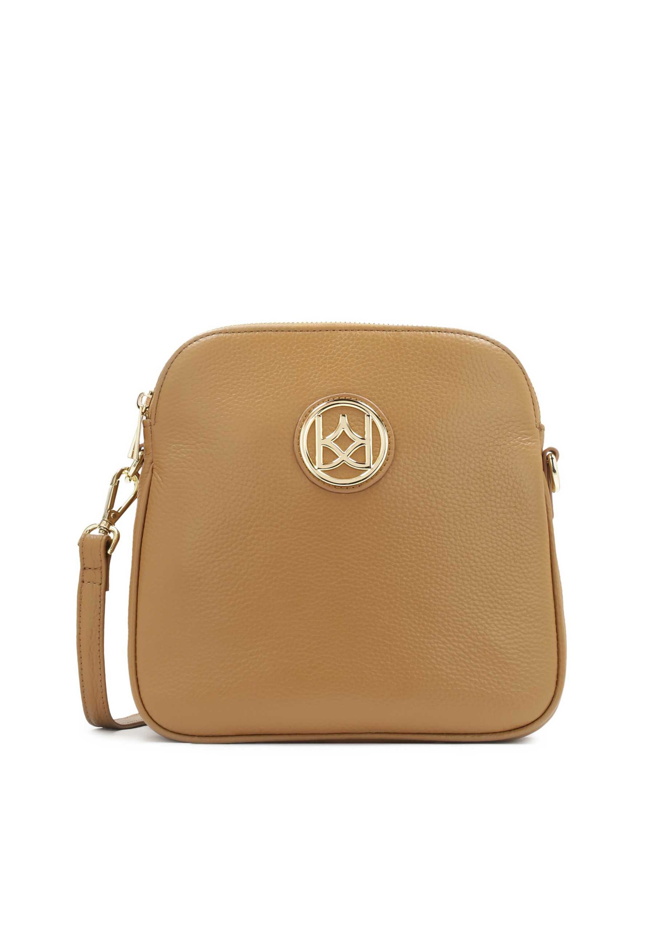 Geantă de umăr de la Kazar pe maro: față