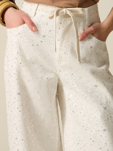 oltre Baggy Trousers in White