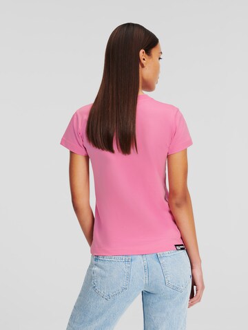 T-shirt KARL LAGERFELD JEANS en rose