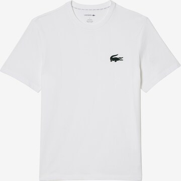 T-Shirt LACOSTE en blanc : devant