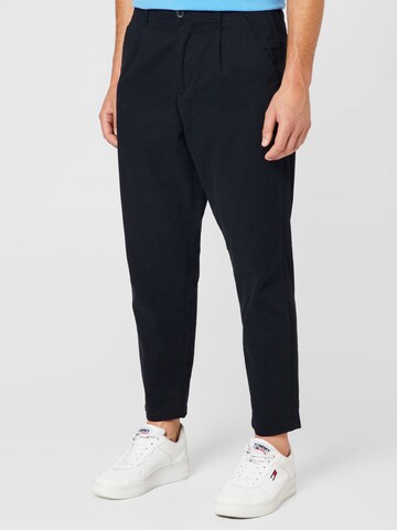 Regular Pantalon à pince 'Dew' Only & Sons en noir : devant