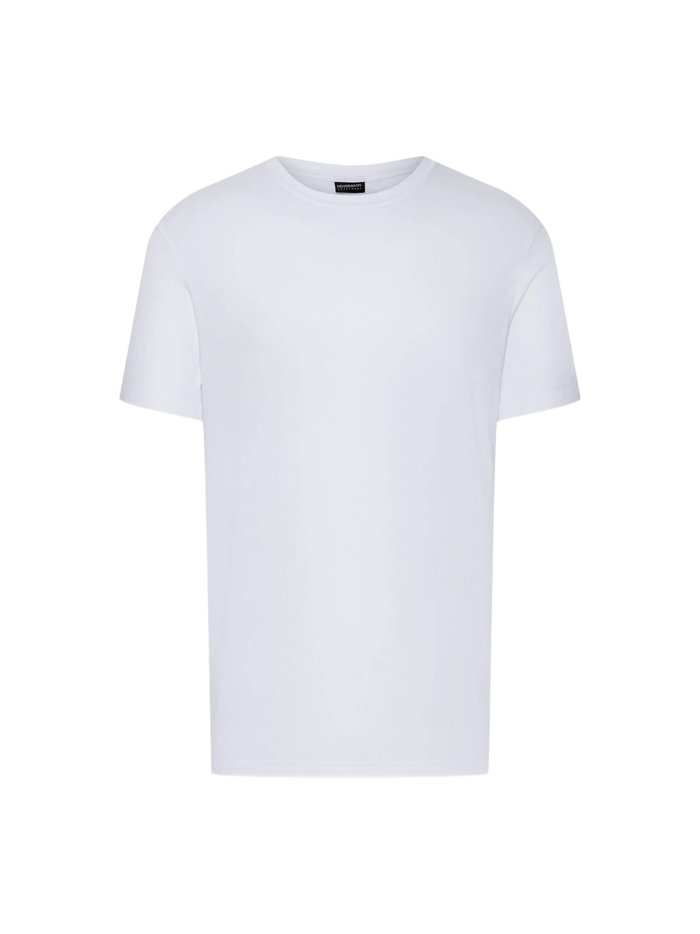 Henderson Shirt 'Figurbetontes T-Shirt mit Bambusviskose, Grade XL' in White: front