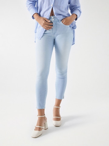 Skinny Jean Salsa Jeans en bleu : devant