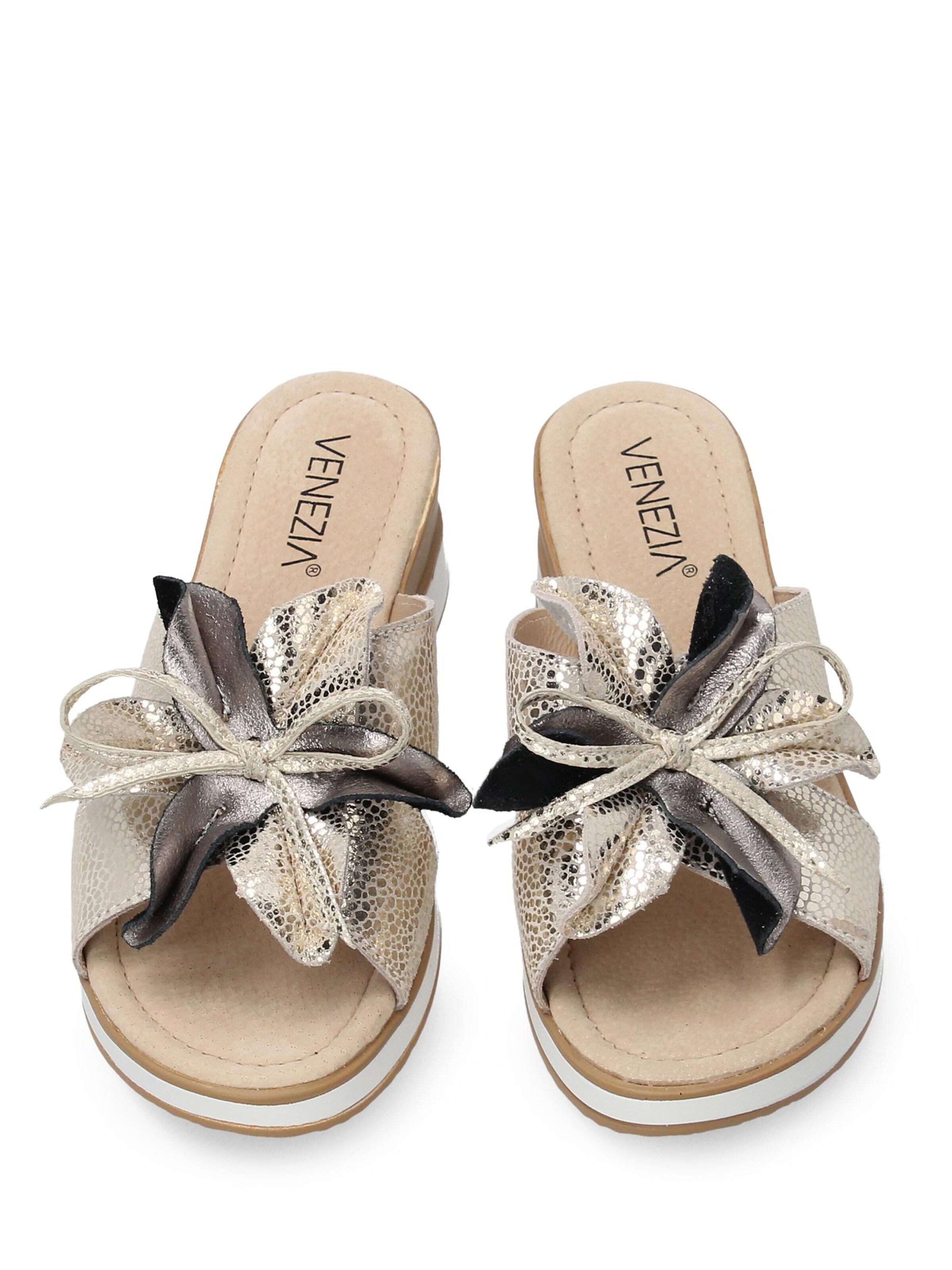 VENEZIA Mules 'Venezia' in Silver